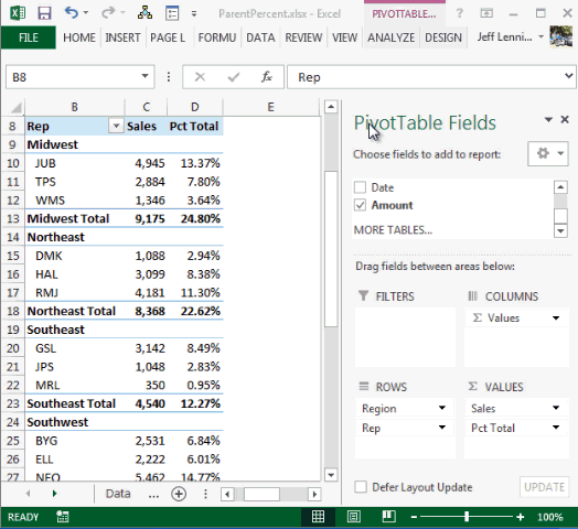 clicking individual cells to sum will not sum in ms excel 2011 for mac